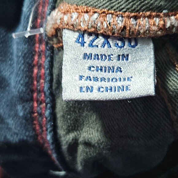 Tommy Bahama Jeans Mens Size 42 X 30 Straight Leg Mid Rise Dark Wash Denim Pants - Picture 5 of 6